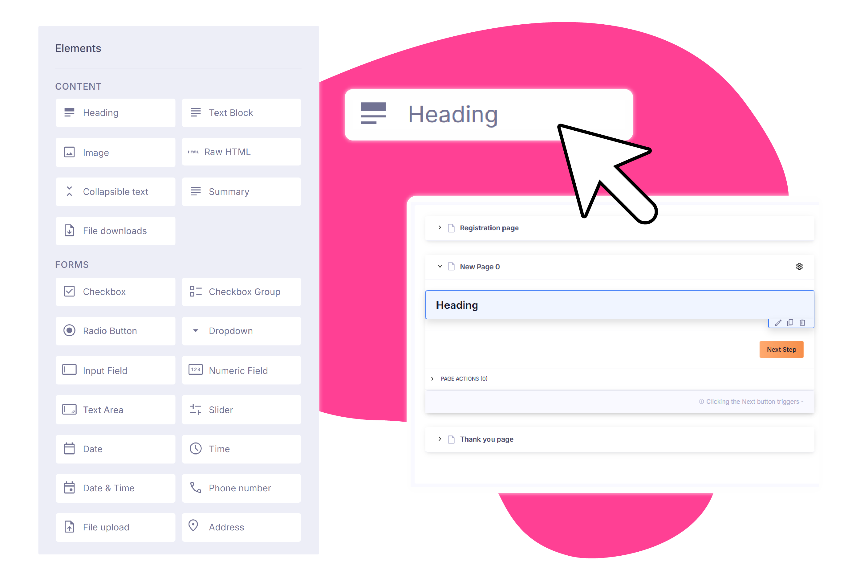 Mockup Drag & Drop Editor